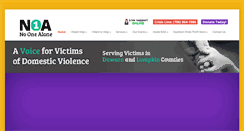 Desktop Screenshot of noonealone.org